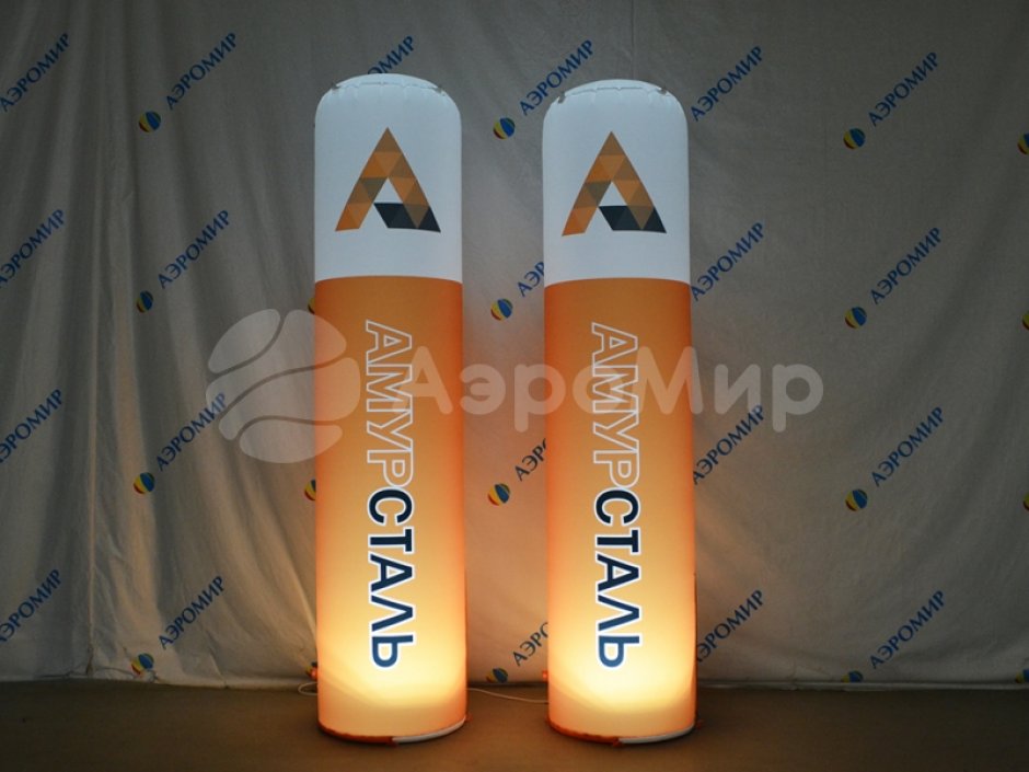 Надувной рекламный столб