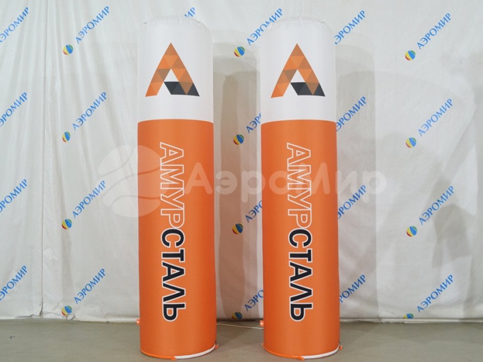 Надувной рекламный столб