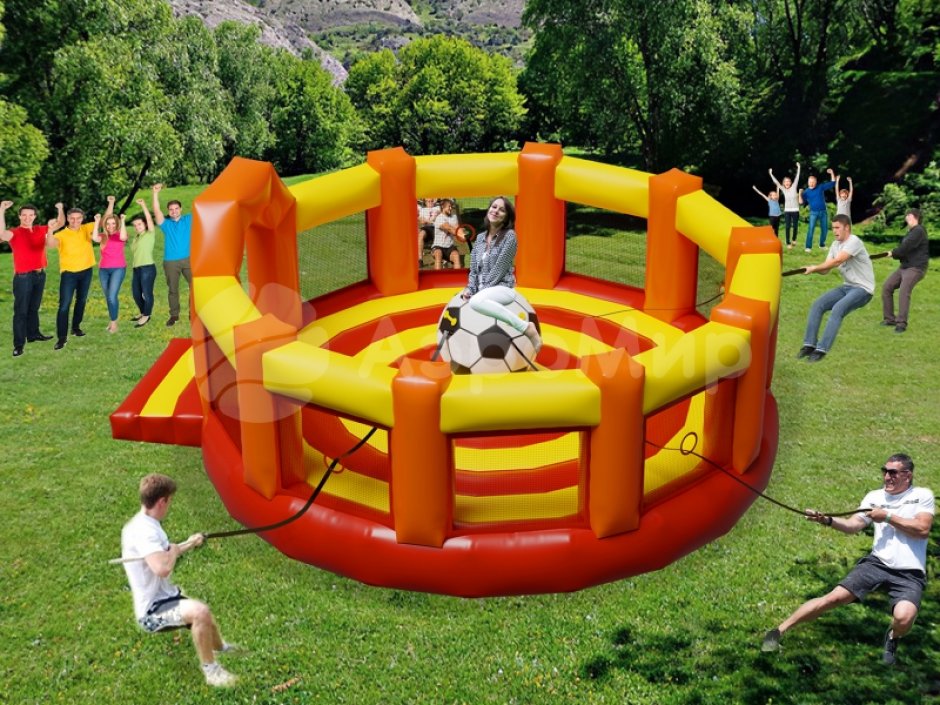 Родео на мяче — футбольный аттракцион