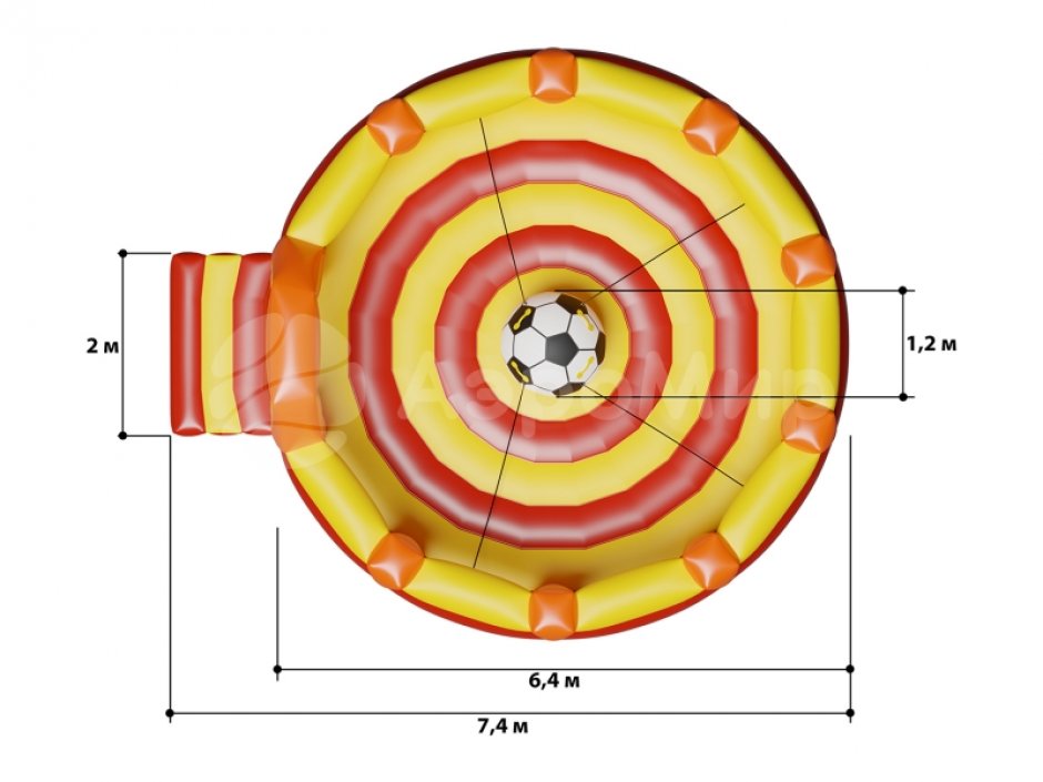 Родео на мяче — футбольный аттракцион