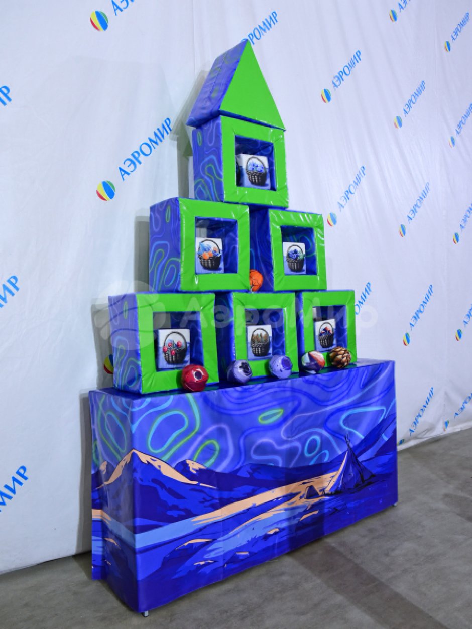 Гигантская Рогатка — большой командный аттракцион на меткость и ловкость