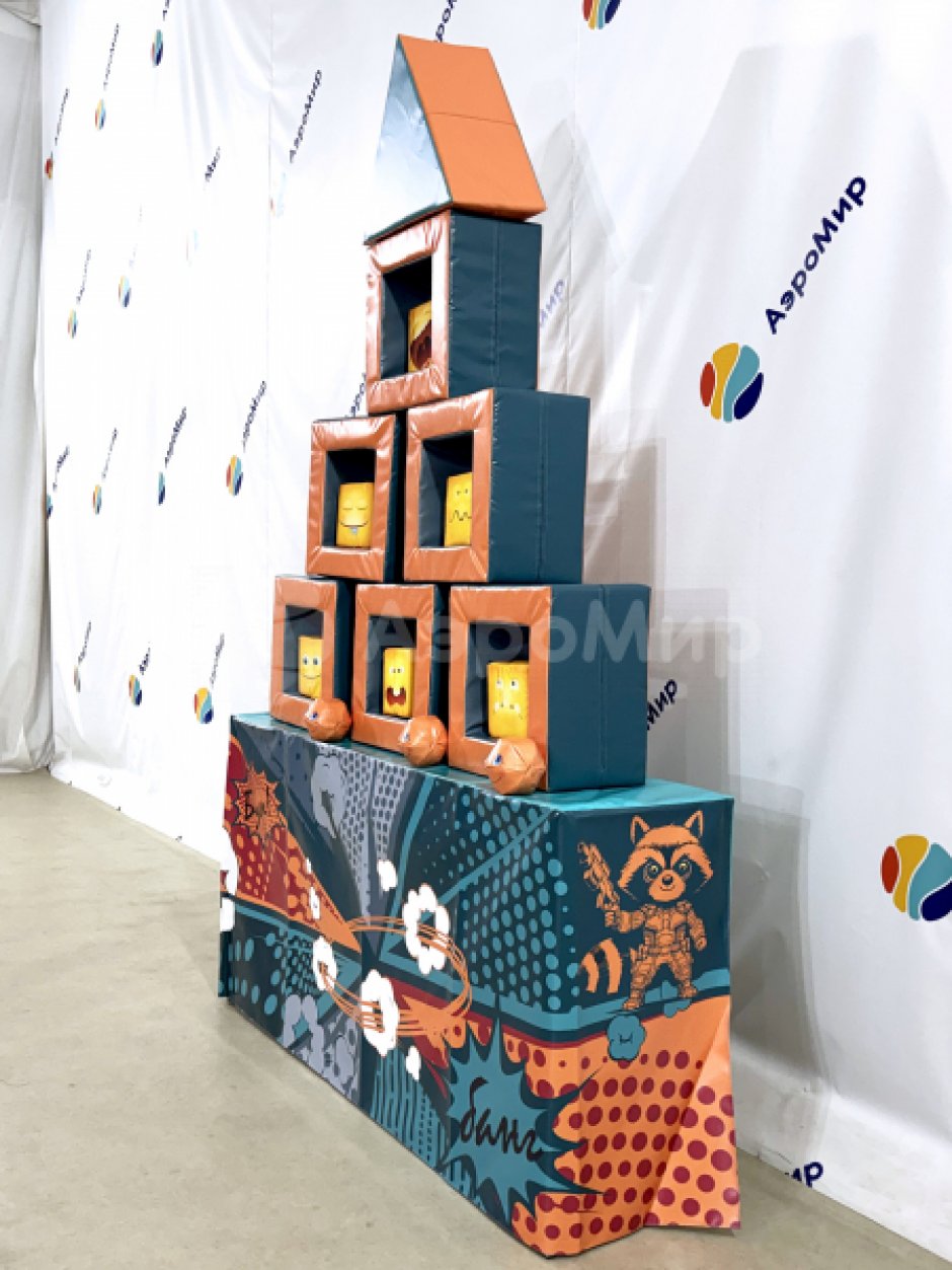 Гигантская Рогатка — большой командный аттракцион на меткость и ловкость