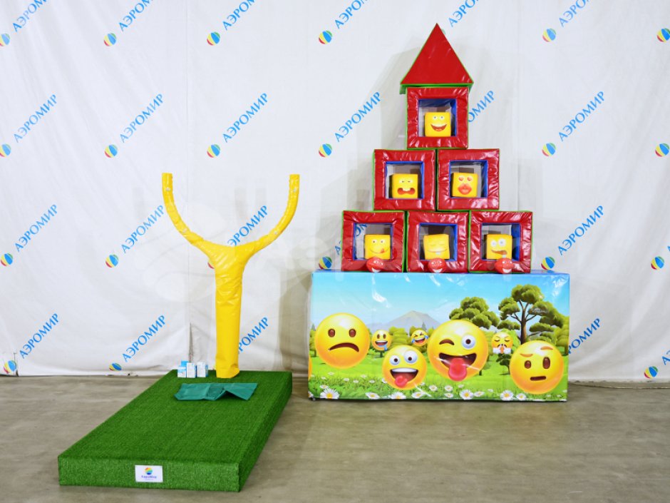 Гигантская Рогатка — большой командный аттракцион на меткость и ловкость