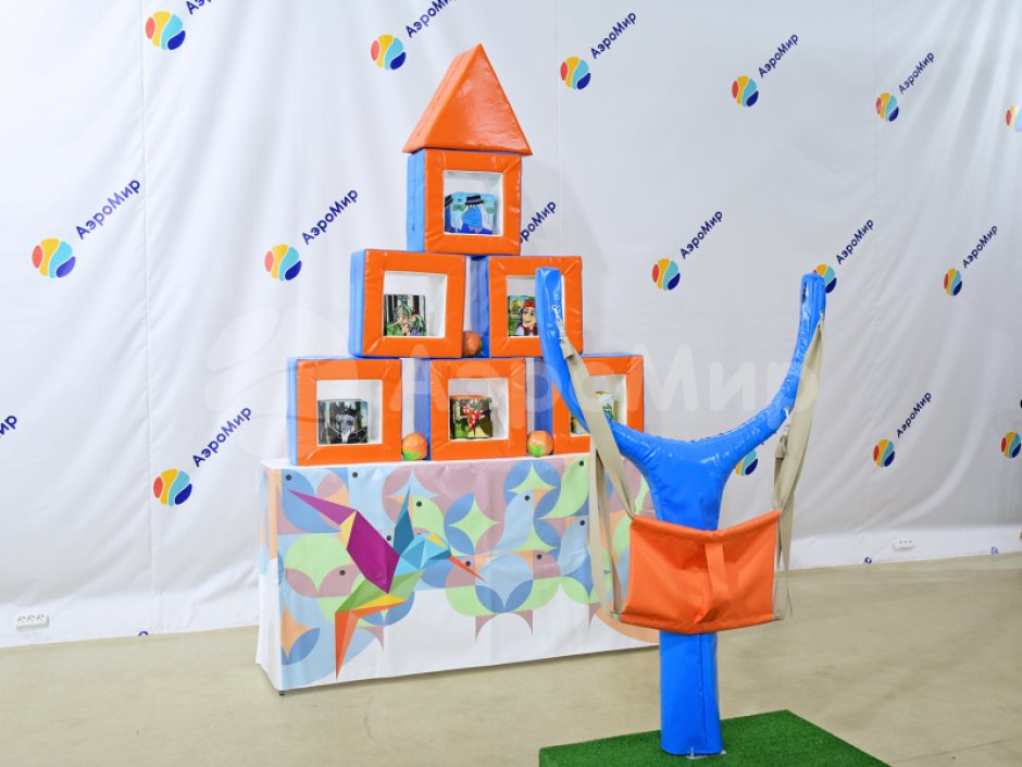 Гигантская Рогатка — большой командный аттракцион на меткость и ловкость