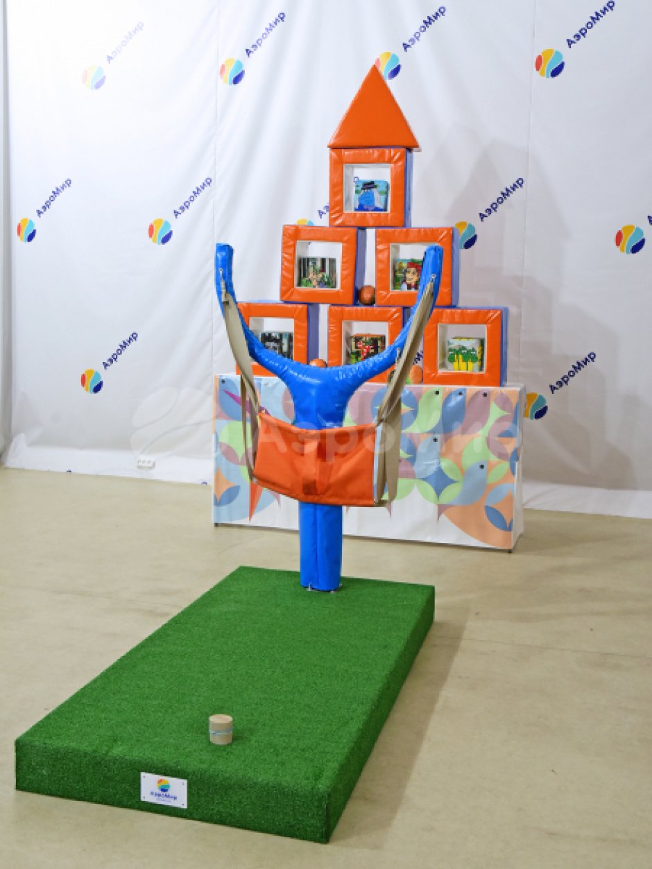 Гигантская Рогатка — большой командный аттракцион на меткость и ловкость