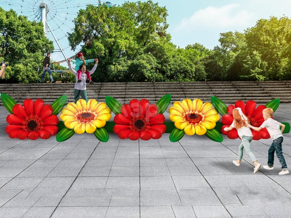 Надувные цветы Герберы