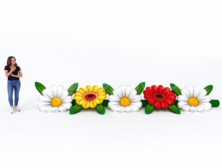 Надувные Герберы с эффектом раскрытия