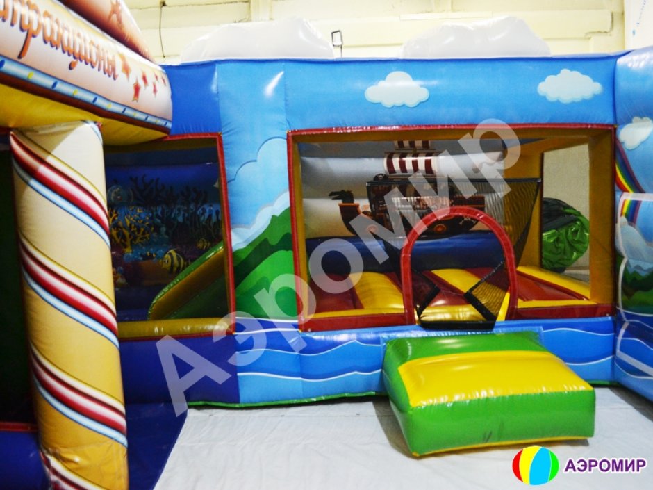 Надувной игровой комплекс «Радуга» — центр развлечения детей для бизнеса