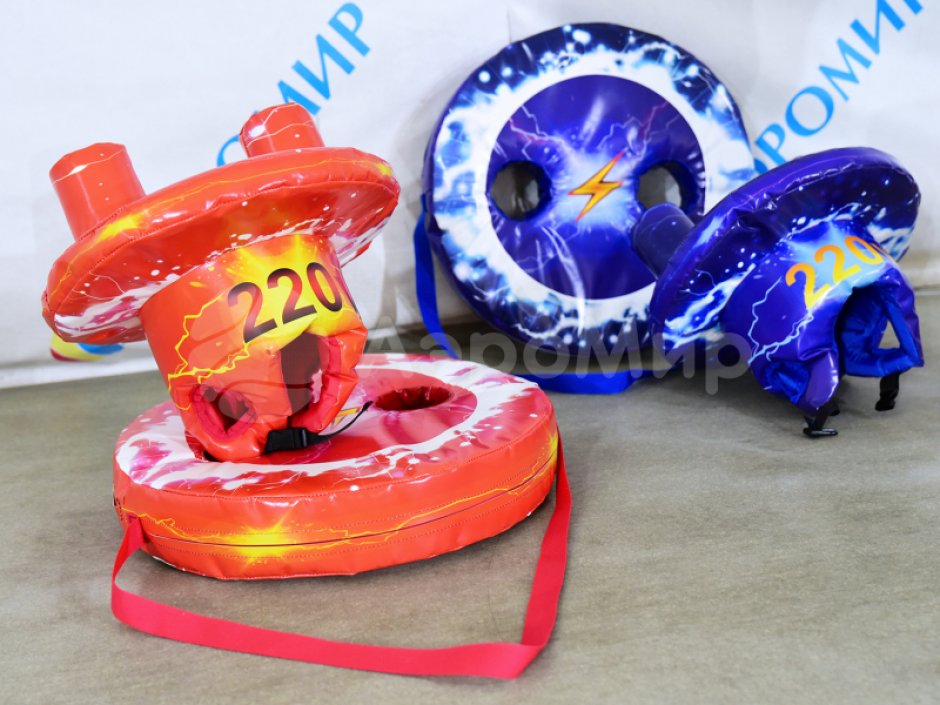 Гигантская розетка — командный аттракцион на двоих участников