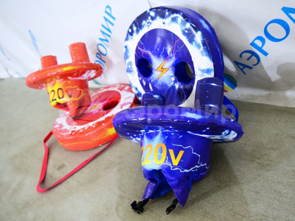 Гигантская розетка — командный аттракцион на двоих участников