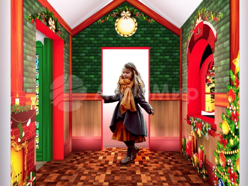 Волшебный Рождественский домик