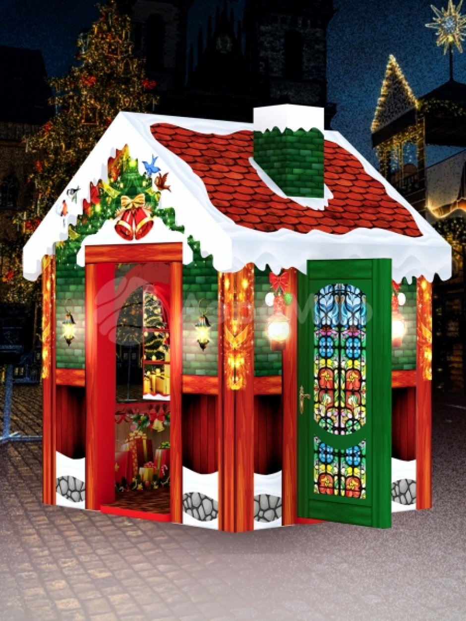 Волшебный Рождественский домик