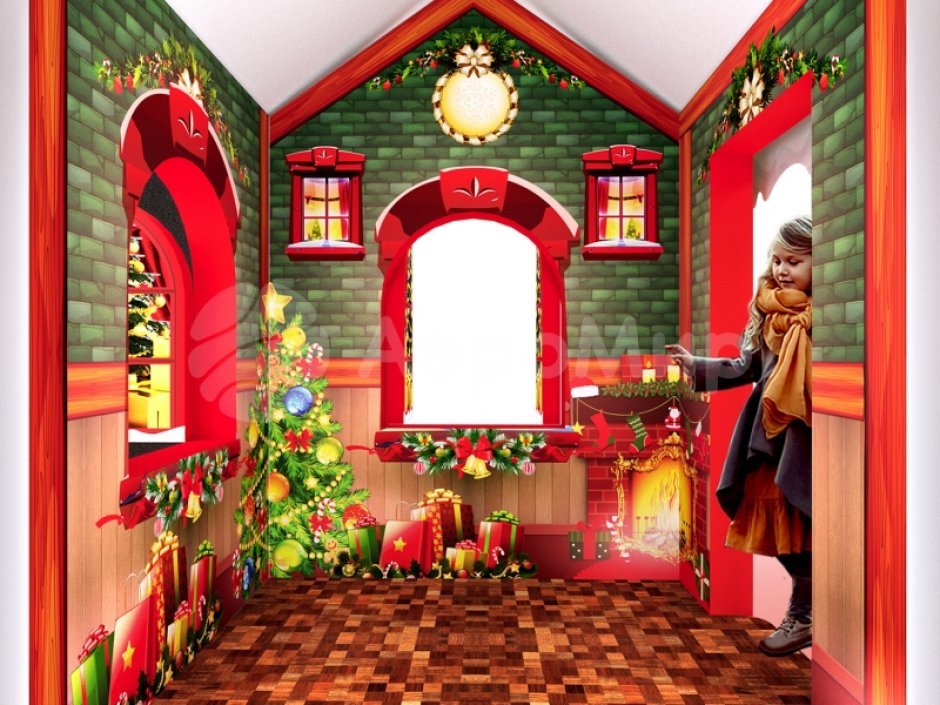 Волшебный Рождественский домик