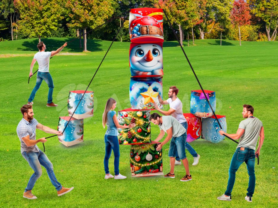 Тотем — балансир, командный игровой набор и увлекательная игра на сплочение