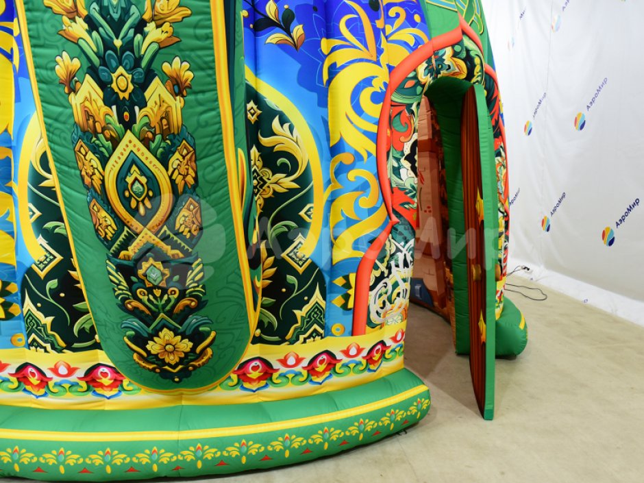 Надувной чайник-дом — для праздников, выставок и торговли