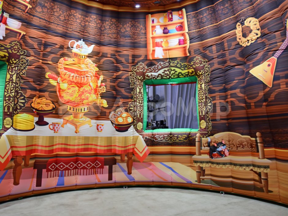 Надувной чайник-дом — для праздников, выставок и торговли