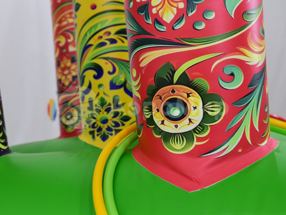 Командный игровой реквизит Надувной кольцеброс Столбики