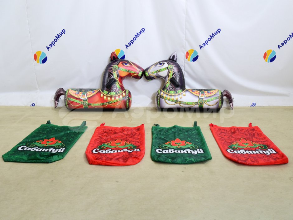 Игровой реквизит Бег в мешках — эстафета для взрослых и детей