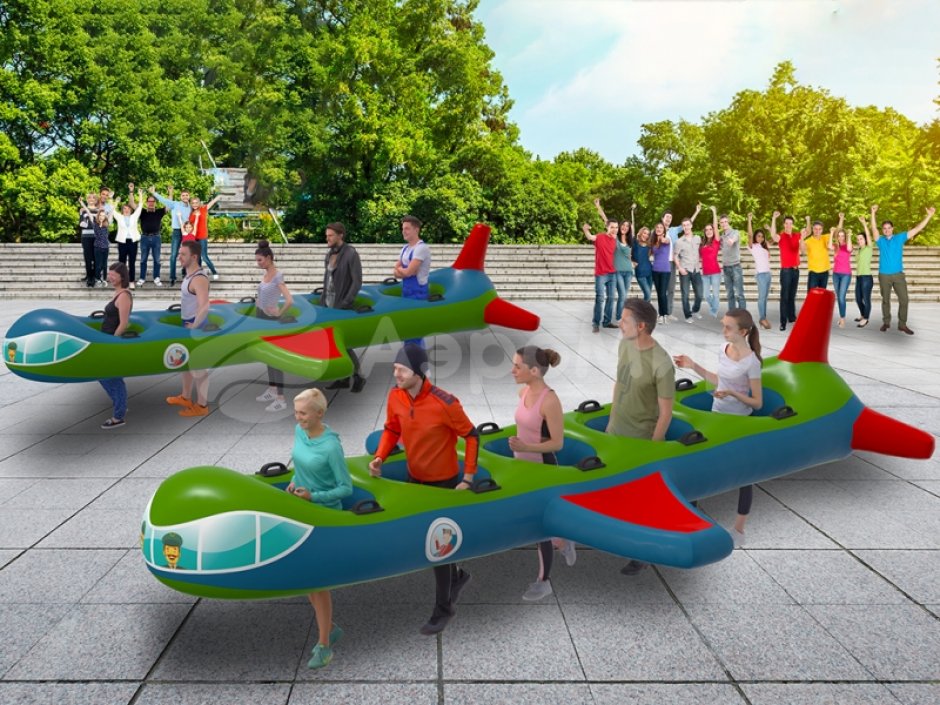 Самолет — игровое оборудование на силу и ловкость