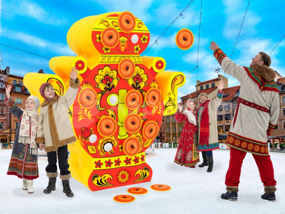 Дартс Самовар — контурный дартс на Масленицу, Сабантуй, Ярмарку, Выставку