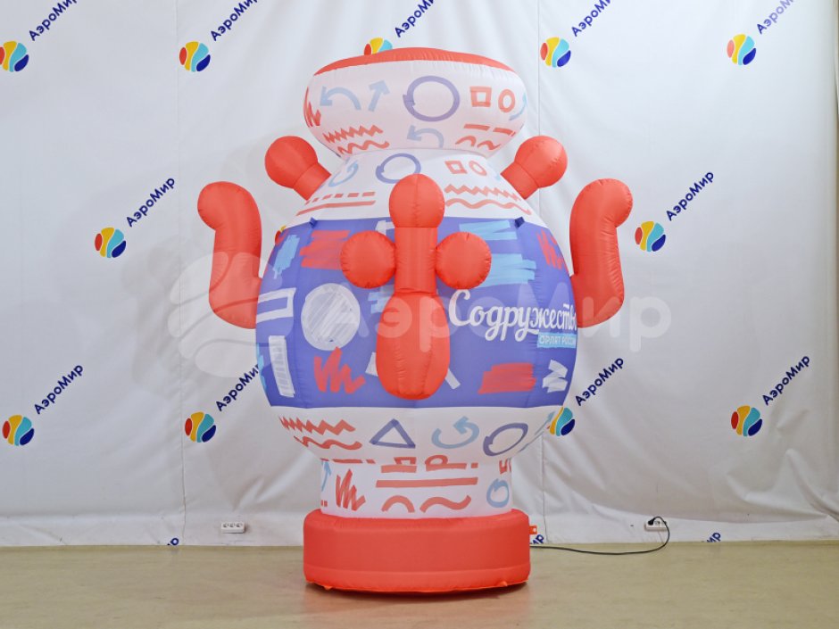 Надувной самовар для ярмарки и фестиваля