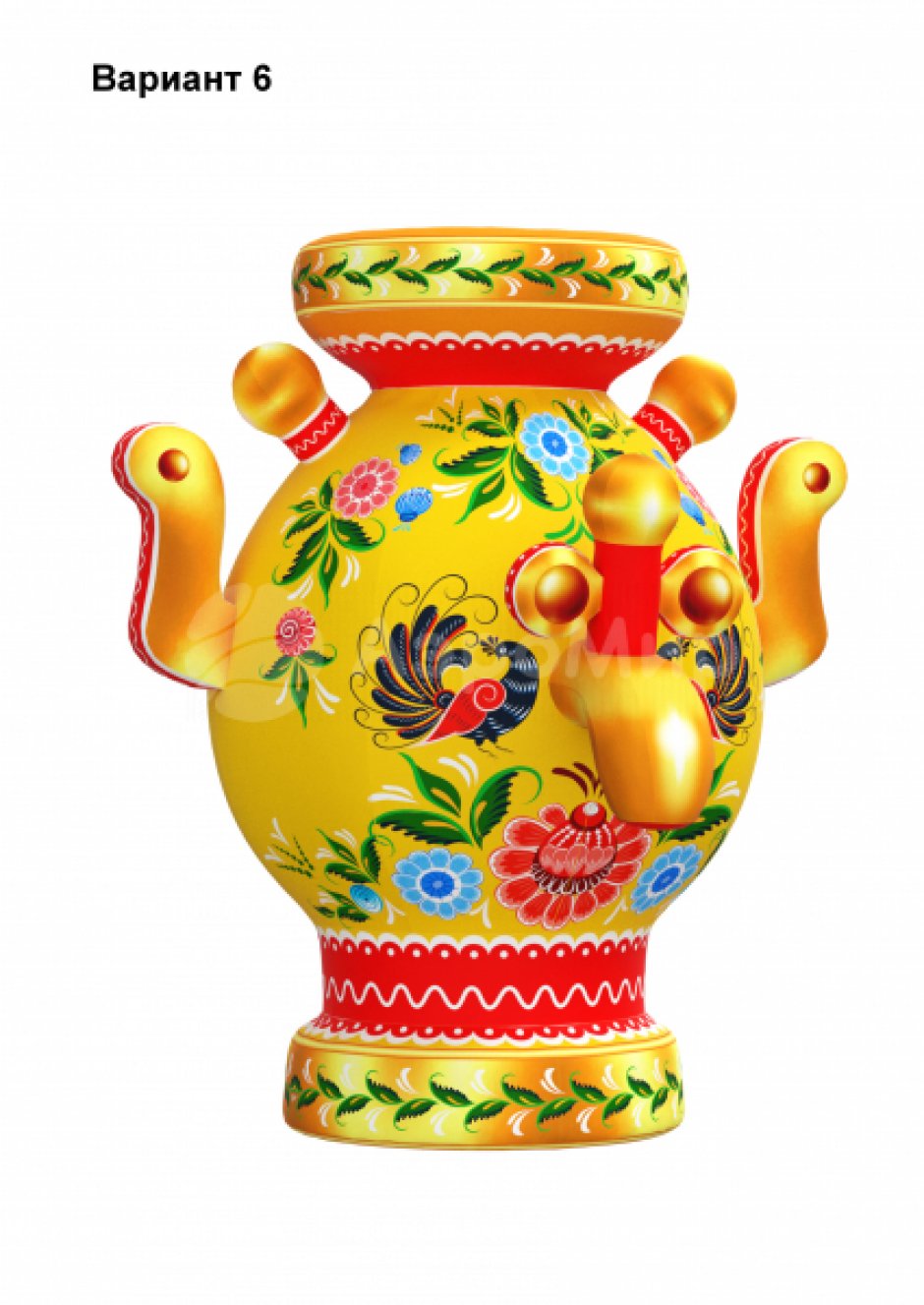 Надувной самовар