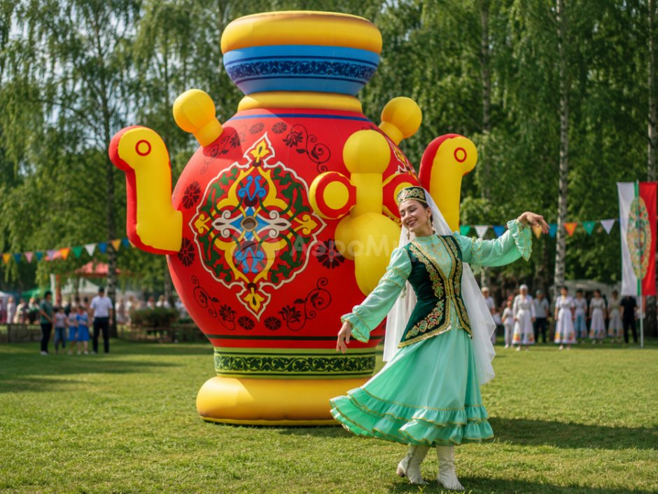 Самовар надувной Сабантуй