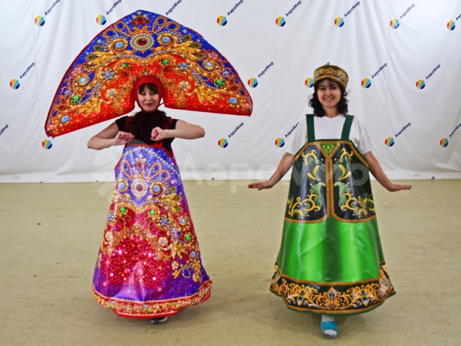 Сарафаны татарский и русский