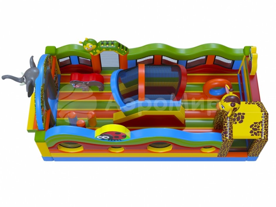 Надувной батут Саванна — общая площадь 50 м²