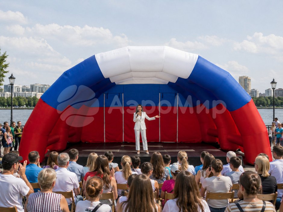 Арочная надувная сцена для мероприятий и концертов