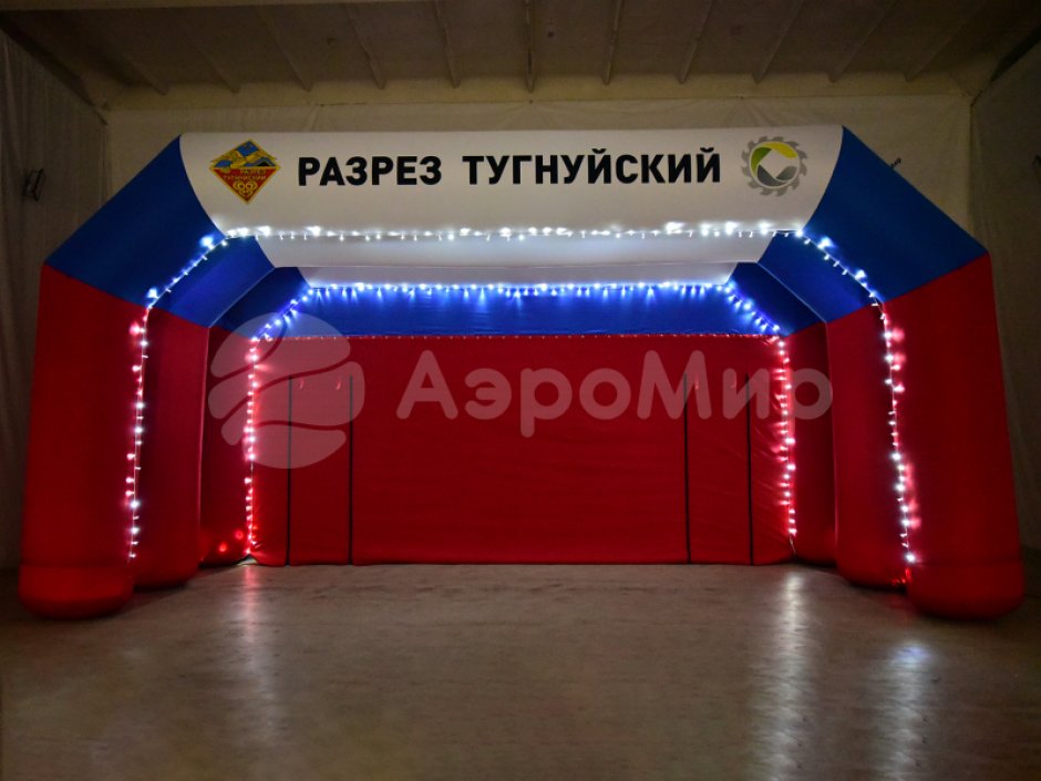 Надувная сцена Трапеция