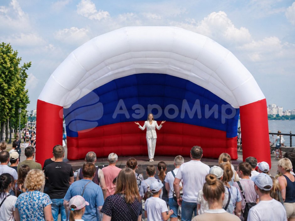 Надувная сцена Ракушка-3