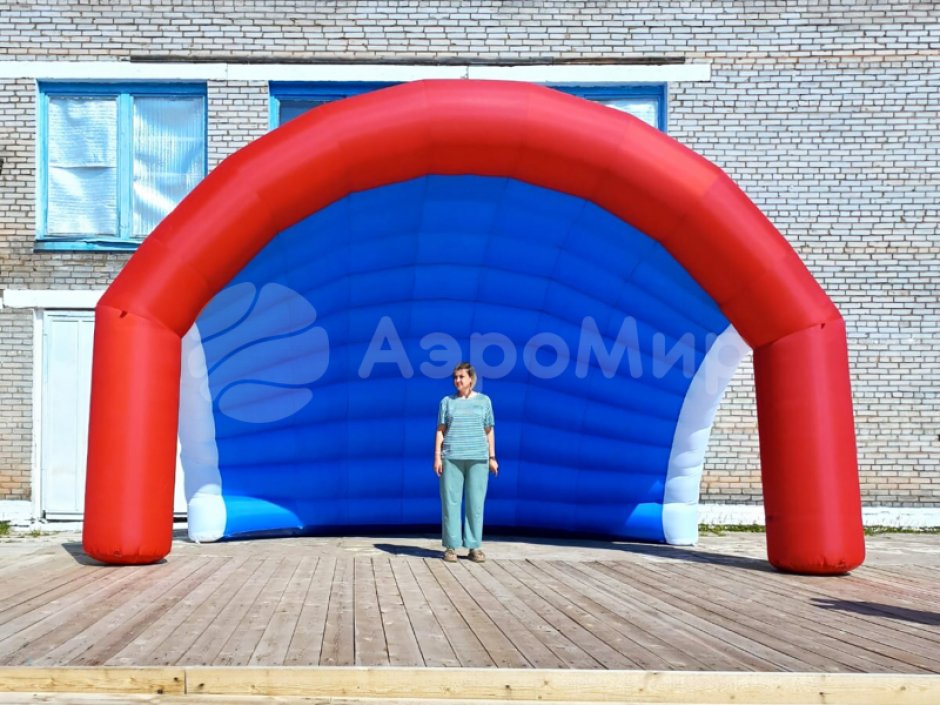 Ракушка-3 — мобильная надувная сцена для творческих площадок