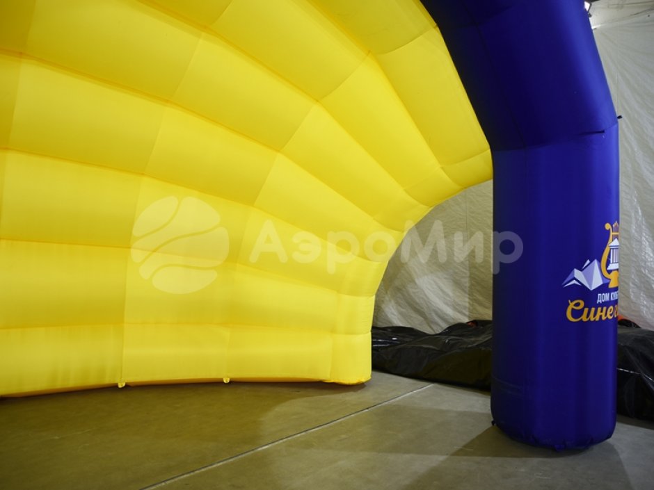 Ракушка-3 — мобильная надувная сцена для творческих площадок
