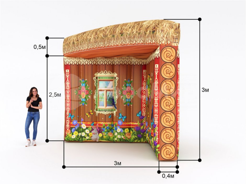 Надувная сцена «Уголок»