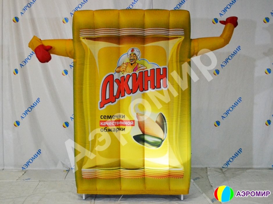 Универсальный рекламный носитель с эффектом машущей руки