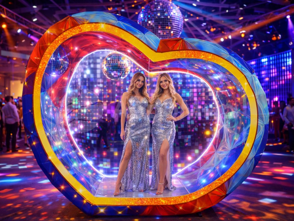 Надувная фотозона Сердце