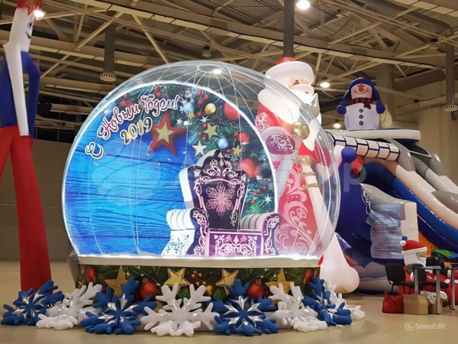 Эксклюзивный комплект Чудо-шар — прозрачная WOW-сфера с Ø3м