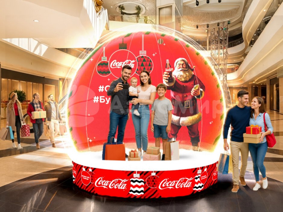 Эксклюзивный комплект Чудо-шар — прозрачная WOW-сфера с Ø3м