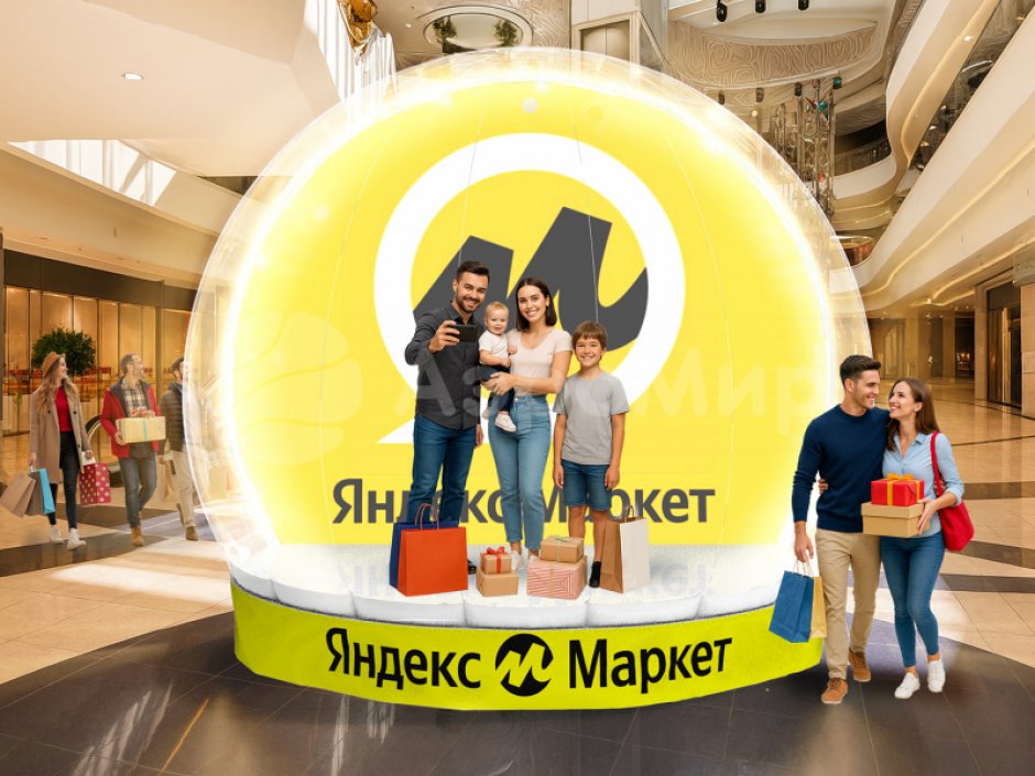 Эксклюзивный комплект Чудо-шар — прозрачная WOW-сфера с Ø4м