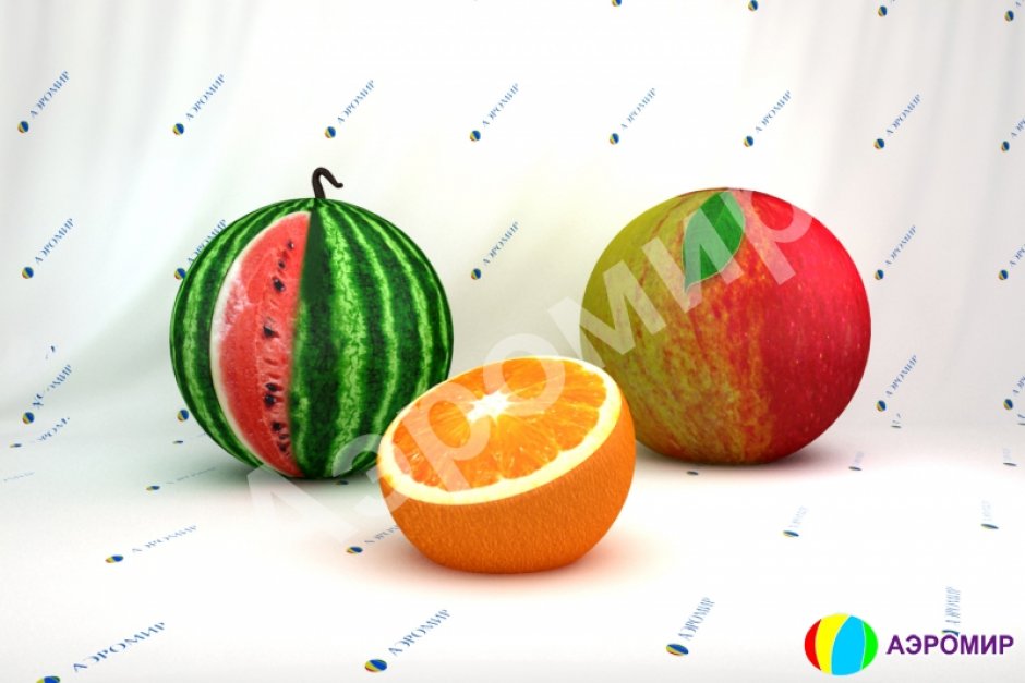 Большой рекламный шар фрукт