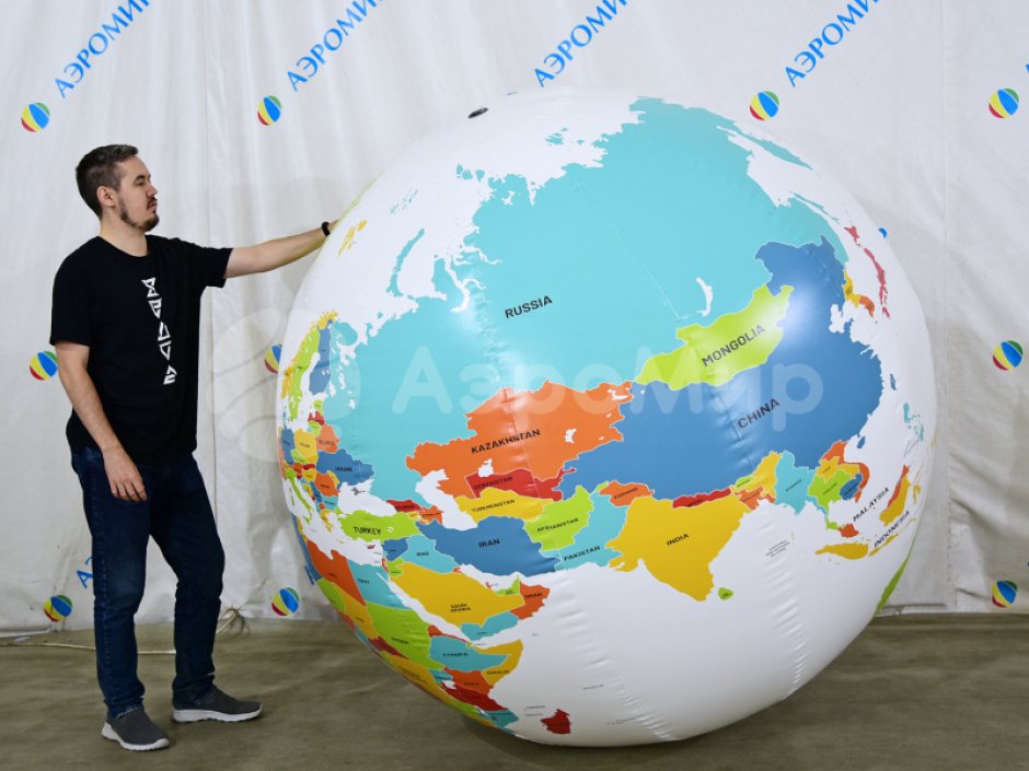 Надувной мяч глобус планета Земля