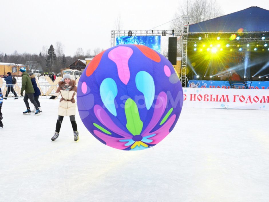 Большой латексный шар для игр, интерактива, рекламы и промо