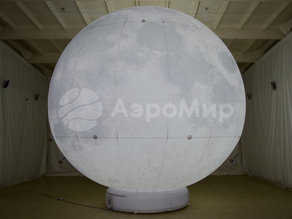 Надувной шар на опоре — круглой формы с полной запечаткой