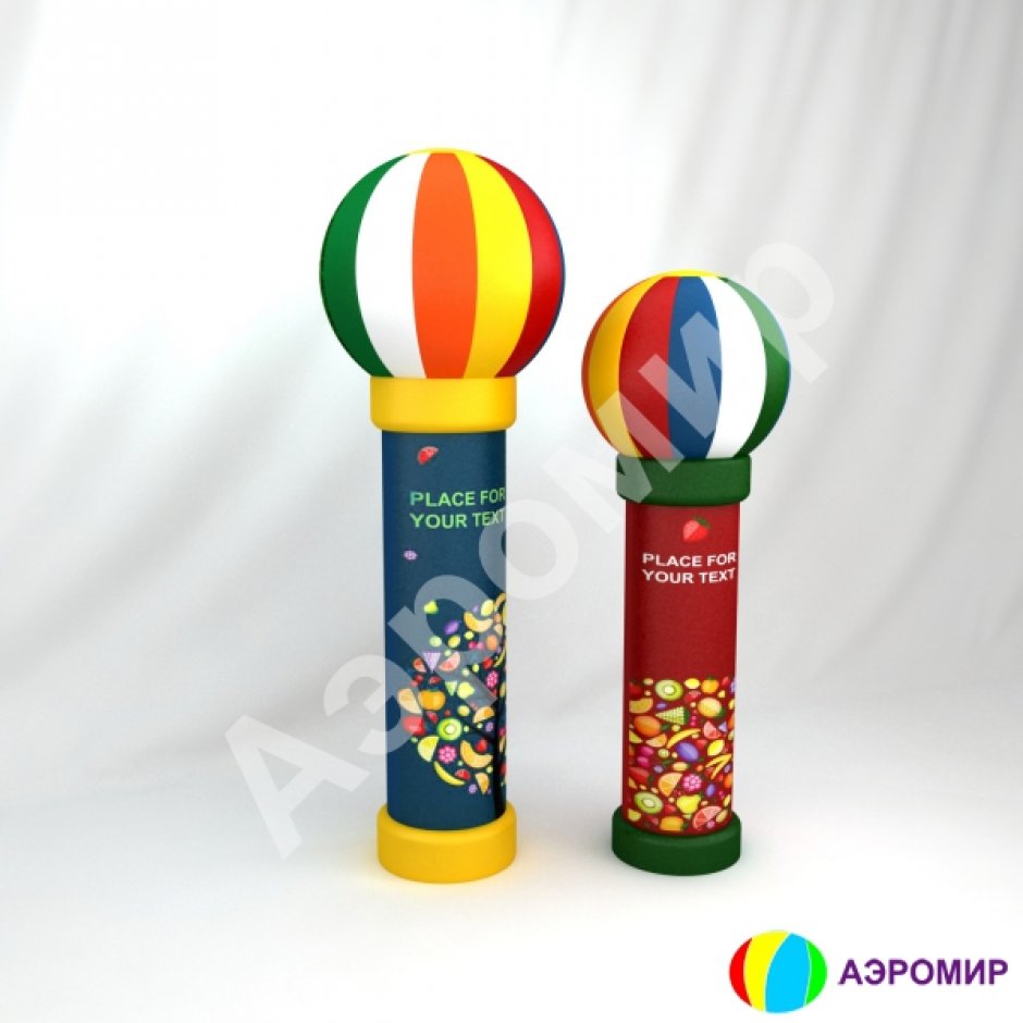 Большой надувной шар столб для рекламы, выставки, ярмарки