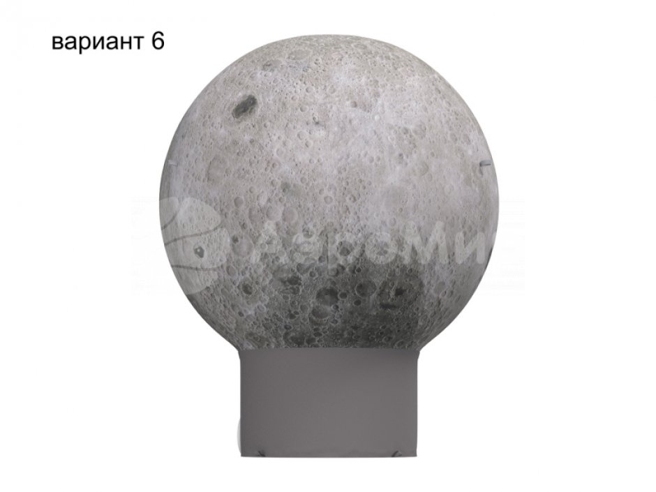 Надувной шар на опоре — круглой формы с полной запечаткой