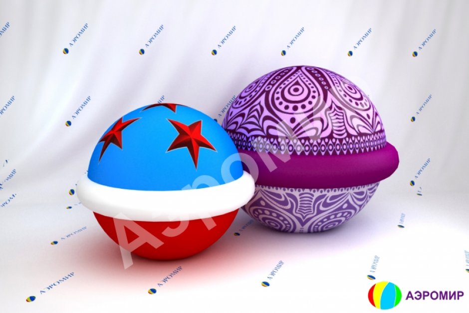 Большой надувной шар-юла для рекламы, выставки, ярмарки