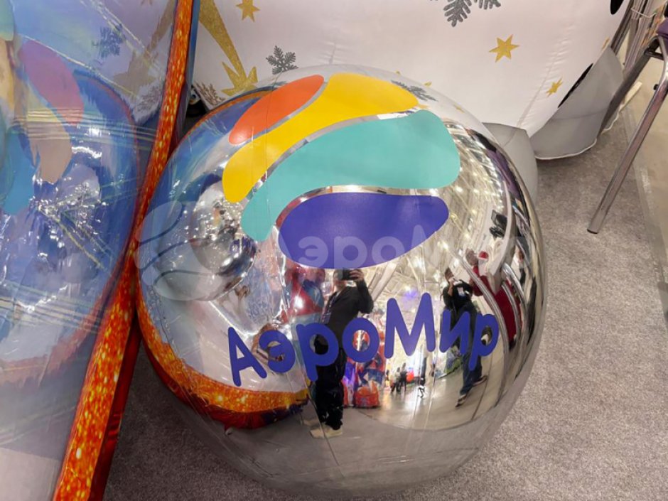 Зеркальный шар для декора