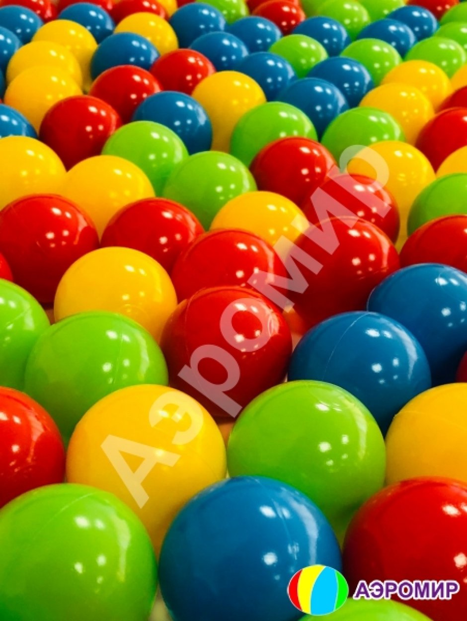 Шарики для сухого бассейна — разноцветные шарики