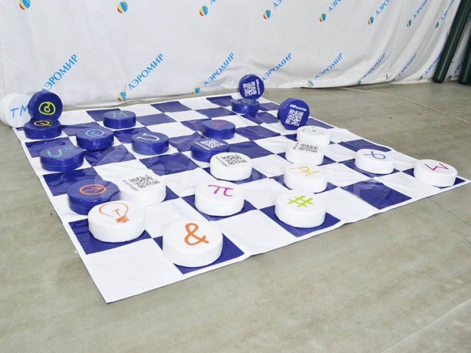 Гигантские шашки — 24 фигуры